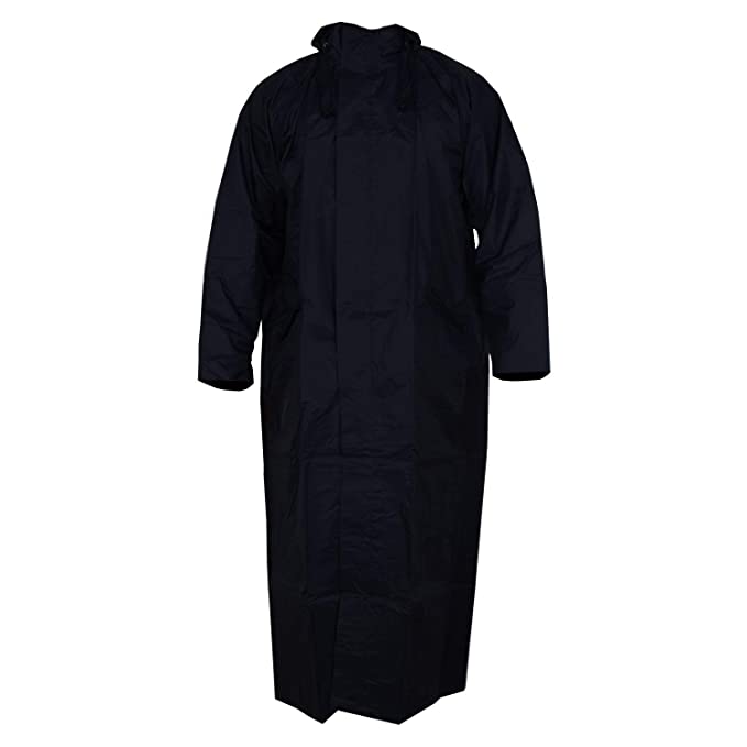 PVC Overcoat, Raincoat with Hidden Collar Pocket for Cap – Metamersh